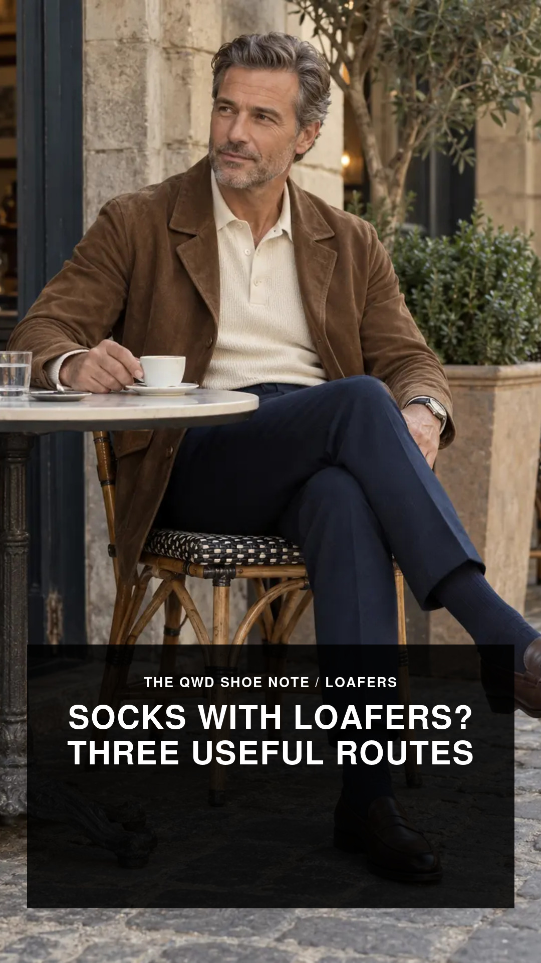 Cover for Socks with loafers: three useful routes
