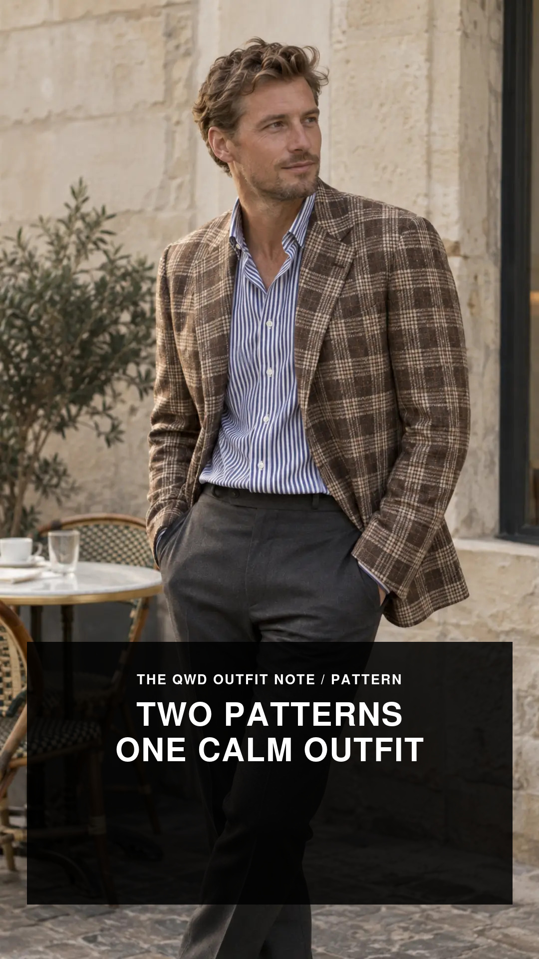 Cover for Two patterns. One calm outfit.